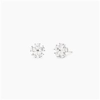 Orecchini Mabina Donna Petali di luce in Argento Cubic Zirconia 563940